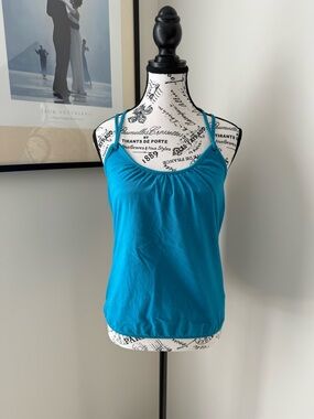Roxy Women’s Teal Tank Top with Spaghetti Straps